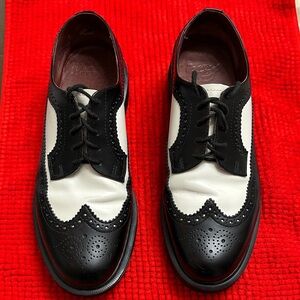 Dr. Martens Black and White Oxfords